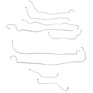 Fits 2003-2007 Hummer H2 Complete Brake Lines Stainless CBK0003SS - Picture 1 of 5