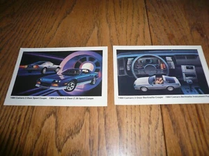 1984 Chevrolet Camaro Coupe Z28 Berlinetta Postcards - Vintage Two for One Price - Picture 1 of 2