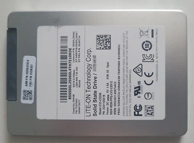 Liteon 256gb 2.5 SSD - Image 1 of 2