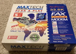 MaxTech XPV336I Net Pacer 33.6Kbps Internal Fax Modem NEW IN BOX - Picture 1 of 3