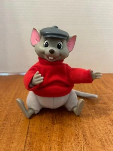 VINTAGE DISNEY'S THE RESCUERS BERNARD MOUSE APPLAUSE FIGURE DOLL 6" - Picture 1 of 3