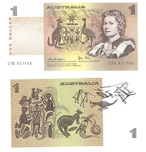 1979 $1 Australia P-42c Knight Stone Uncirculated - Picture 1 of 1