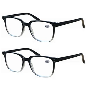 2 PK Unisex Blue Light Blocking Reading Glasses Computer Readers for Men Women - Picture 1 of 5
