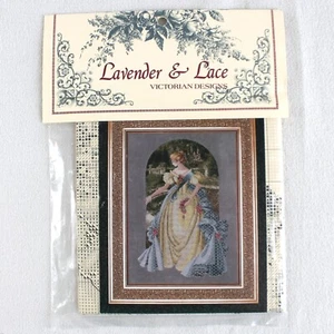 Lavender & Lace Queen Annes Lace Counted Cross Stitch Pattern Victorian LL34 - Picture 1 of 2