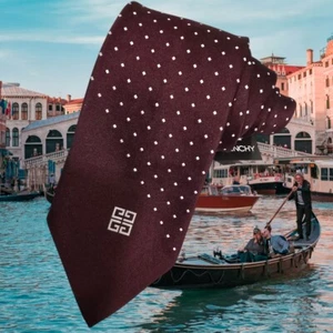 GIVENCHY EXTREMELY RARE NECKTIE EXCLUSIVELY MADE FOR STEVE GORDON LAS VEGAS.  - Picture 1 of 10