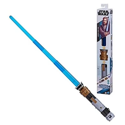 STAR WARS Lightsaber Forge OBI-Wan Kenobi Electronic Extendable Blue Lightsaber - Image 1 of 4
