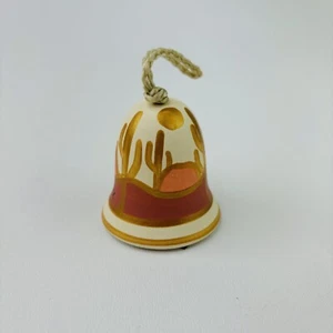 Arizona Keramik handbemalt Kaktus Windspiel Glocke Ornament klein - Bild 1 von 4