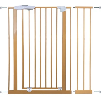Absperrgitter Treppenschutzgitter beige für 95-105cm Durchgang 110cm Hoch - Bild 1 von 4