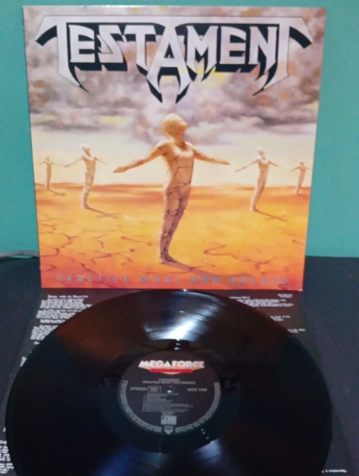 Testament Practice What You Preach 1989 NM Un Played Germany 1st pressing - Image 1 of 4