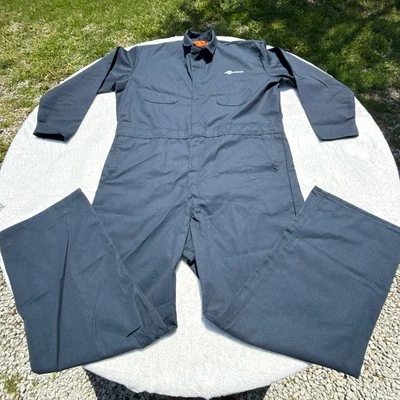 Red Kap Coveralls JB Brands Kentucky Distillery Mens Size 48 Reg Navy Blue Work - Image 1 of 4
