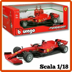 Modellino auto statico scala 1/18 diecast Ferrari SF1000 Vettel Bburago Burago - Foto 1 di 3