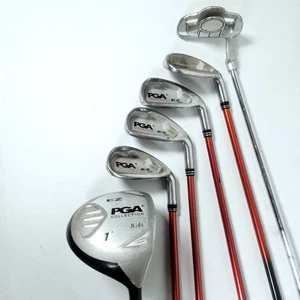 PGA Collection EZ Mazze da Golf Driver 4x Ferri e Putter - Destro - Pre-Loved - Foto 1 di 20