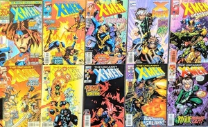 Lotto 10 fumetti THE UNCANNY X-MEN run #350-359 Joe Madureira Holofoil copertina GAMBIT - Foto 1 di 21