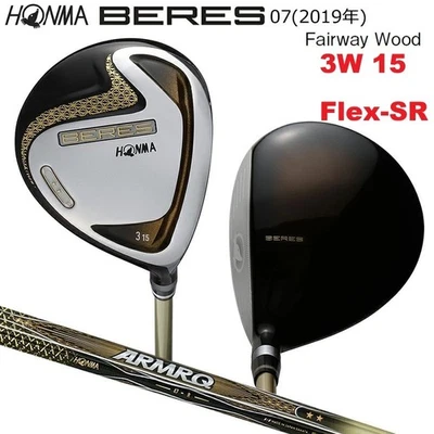 New 2019 HONMA BERES 07 3W 15 Fairway Wood 2Star /ARMRQ 47 2Star(SR) Golf JP - Image 1 of 4