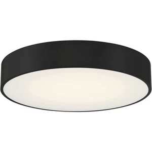 Access Lighting 49960LEDD-BL/ACR Como Flush Mount Black and White - Picture 1 of 7