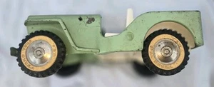 1960s Green Tonka Jeep ? Outdoor Set? As Is Restore Incomplete Still Playable - Picture 1 of 8