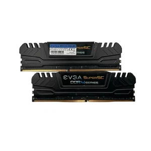 EVGA SuperSC GAMING RAM 16GB Kit (2x8GB) DDR4 3000mhz CL15 1,35V 8GX-D4-3000-MR - Bild 1 von 1