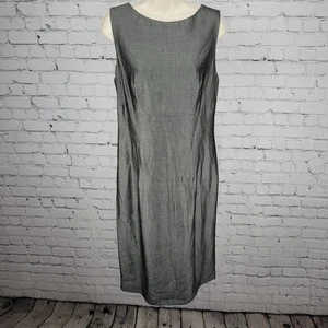 Vestido recto Isda & Co gris mezcla de lana ligero sin forro sin mangas talla 10 - Imagen 1 de 15