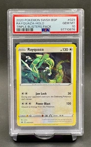 PSA 10 Rayquaza #029 Holo 2024 Pokemon SwSh SWSH029 Black Star Promo GEM MINT - Picture 1 of 2