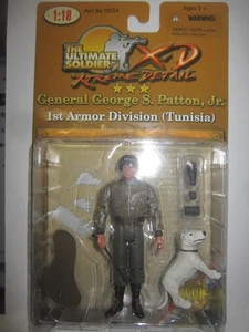 Ultimate Soldier 10254 General George Patton mit Hund IST ARMOR DIVISION TUNESIEN - Bild 1 von 5