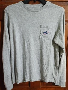VINEYARD VINES Damen T-Shirt GRAU LS SCHLITTENWAL, Größe XL - Bild 1 von 3