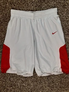 Nike Player Issued Canada Basketball Shorts Mens 42 Length +2 Red/White USA Made - Picture 1 of 11