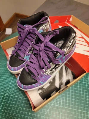 Zapatos de skate Globe Mace de colección difícil de encontrar raros salpicaduras de pintura para mujer 10  Foto 1 de 4