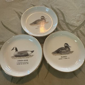Vintage Ducks Unlimited Eastern Ct Porzellanschale (3) Schmuckstück, Süßigkeitenschale 4" - Bild 1 von 5