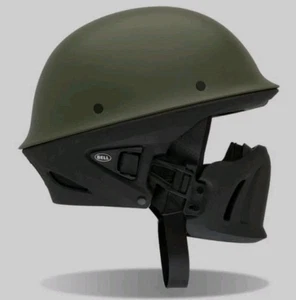 Bell Rogue Open Face Cruiser Street Motorcycle Helmet - Matte Green Size XL - Bild 1 von 15