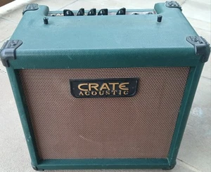 Crate CA10 10W 1x6.5 Acoustic Guitar Combo Amp Green Red - Picture 1 of 7