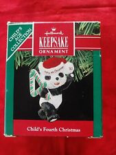 Hallmark 'Child's Fourth Christmas' Child's Age Collection Dated 1990 In box