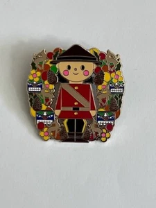 DLR 2018 SMALL WORLD CHRISTMAS HOLIDAY CANADA MOUNTIE MYSTERY PIN (D4) - Picture 1 of 2