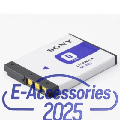 Original SONY NP-BD1 digital camera battery Cybershot NP BD1 FD1 T series D type - Bild 1 von 2