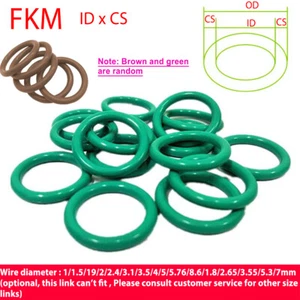 FKM O-Ring CS 1,8mm Fluorkautschuk Oring Dichtungsdurchmesser 1,8mm - 120mm PH/ölbeständig - Bild 1 von 4