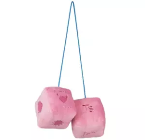Taylor Swift Devils Roll The Dice Fuzzy Dice Lover San Valentino Nuovo Ufficiale - Foto 1 di 2
