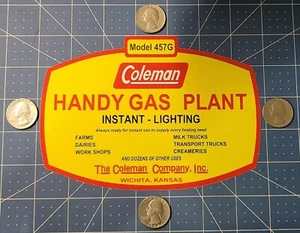 Práctica planta de gas Coleman (pegatina de colección) - Imagen 1 de 1