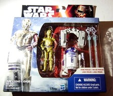STAR WARS THE FORCE AWAKENS  R2-D2 AND C-3PO 3.75 ACTION FIGURES