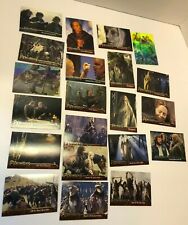 Lord of the Rings The Two Towers Set of 21 Topps Cards