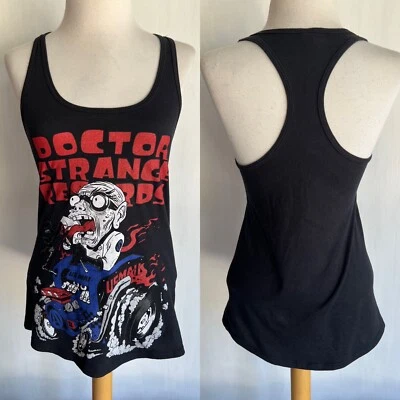 Camiseta sin mangas Doctor Strange Records para mujer California Vinyl Store talla pequeña Foto 1 de 4