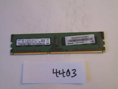Samsung M378B5773DH0-CH9 2Gb PC3-10600 1333Mhz DDR3 Desktop Memory RAM (4403) - Image 1 of 2