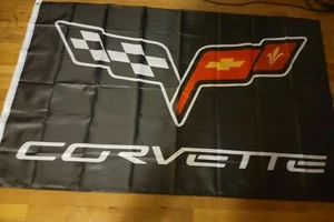 Corvette Banner 3x5 Ft Flag for College Dorm Frat or Man Cave - Picture 1 of 2