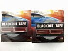 (2) Trimbrite T9005 Black-Out Blackout Tape Rolls, 1-3/8" X 20'
