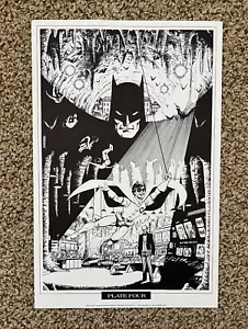 1990 George Perez Batman Robin Alfred Teller 4 nachgedruckte Cover Kunst Portfolio - Bild 1 von 1