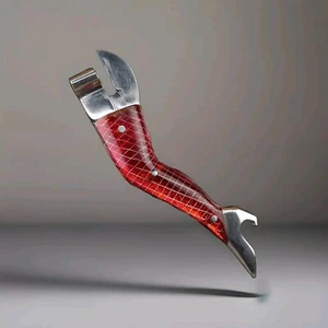 Vintage Soviet Bottle Opener "Women's Leg" Prison Art Handmade ITK USSR 1970-80s - Picture 1 of 24