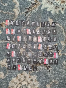 FAULTY/UNTESTED 64X Micro SD-CARD - JOBLOT, BUNDLE AA4032 - Zdjęcie 1 z 2