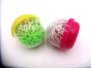 Psychedelic Ball Mesh Squeeze Ball Sensory Toys Anxiety Fidget Random Colors x 2 - Picture 1 of 7