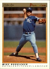 1991 OPC O-Pee-Chee Premier Baseball #10 Mike Boddicker Kansas City Royals