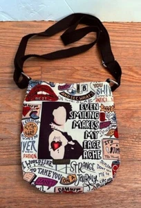 Rocky Horror Picture Show Beige Women's Crossbody Bag Purse Canvas Rock Opera - Picture 1 of 1