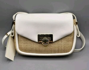 Ted Baker London Sadie Straw Mini White Crossbody Handbag/Purse - NEW with TAGS - Picture 1 of 10