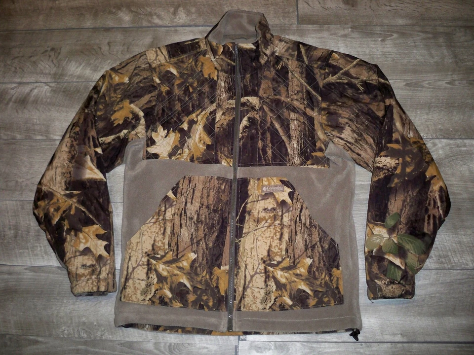 Columbia Timberwolf Camuflaje Trabajo Caza Impermeable Hombre Chaqueta Talla Pequeña Foto 1 de 4